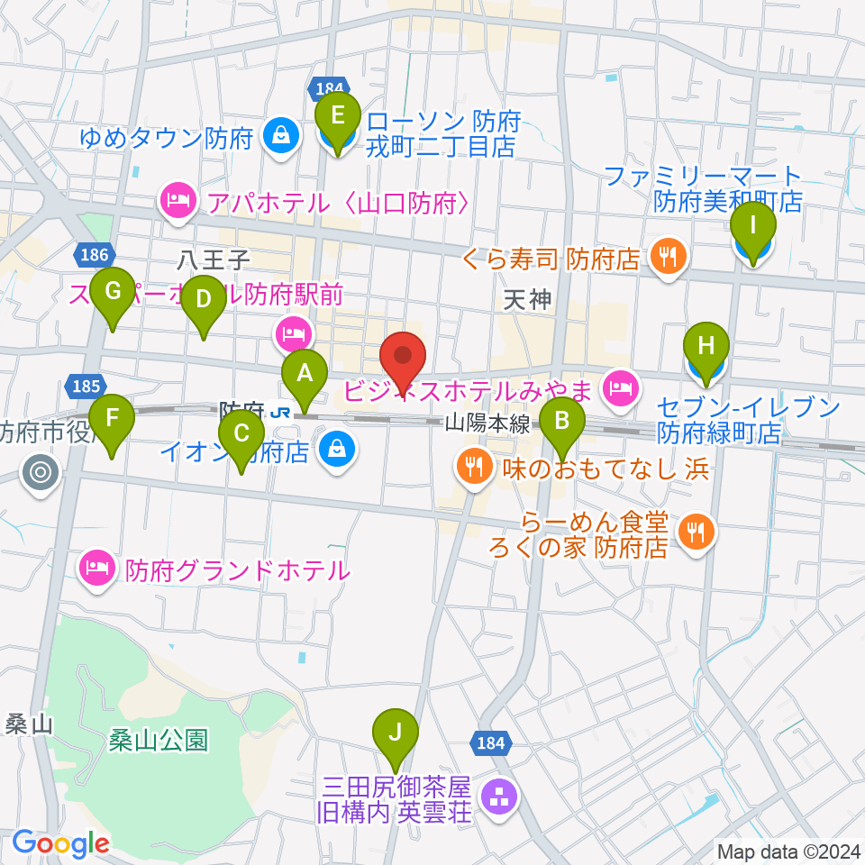 FMわっしょい周辺のコンビニエンスストア一覧地図