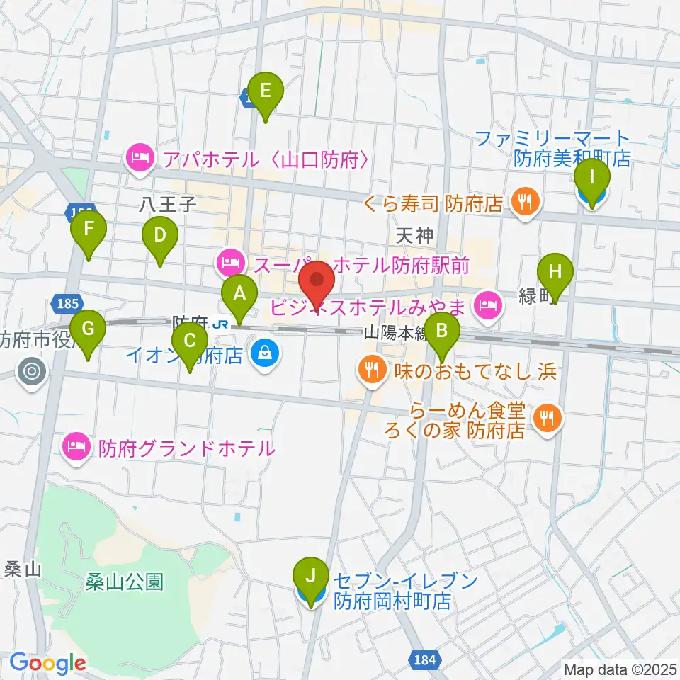 FMわっしょい周辺のコンビニエンスストア一覧地図