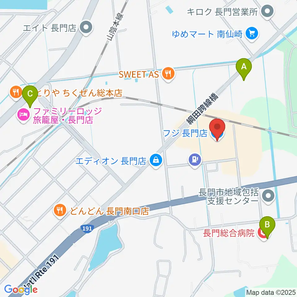 FM AQUA周辺のコンビニエンスストア一覧地図
