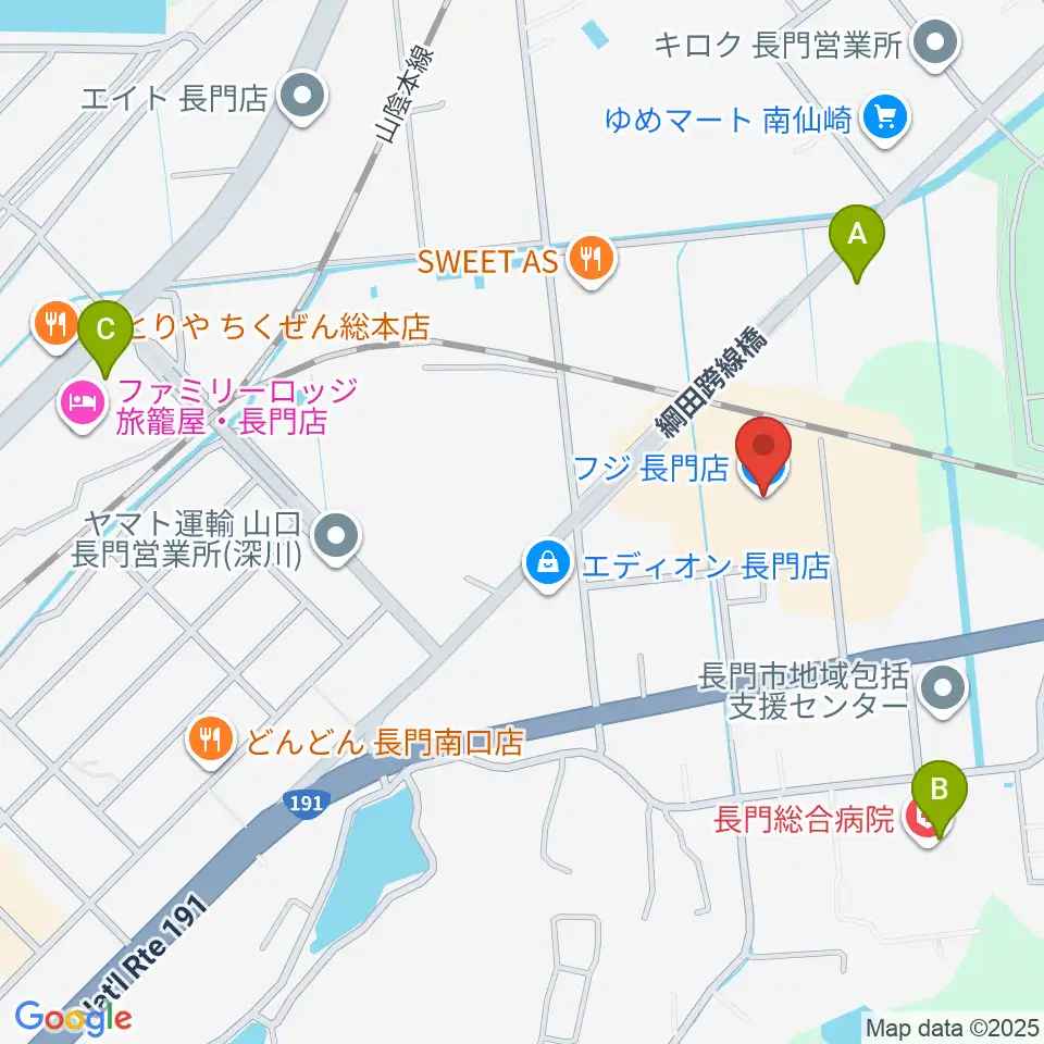 FM AQUA周辺のコンビニエンスストア一覧地図