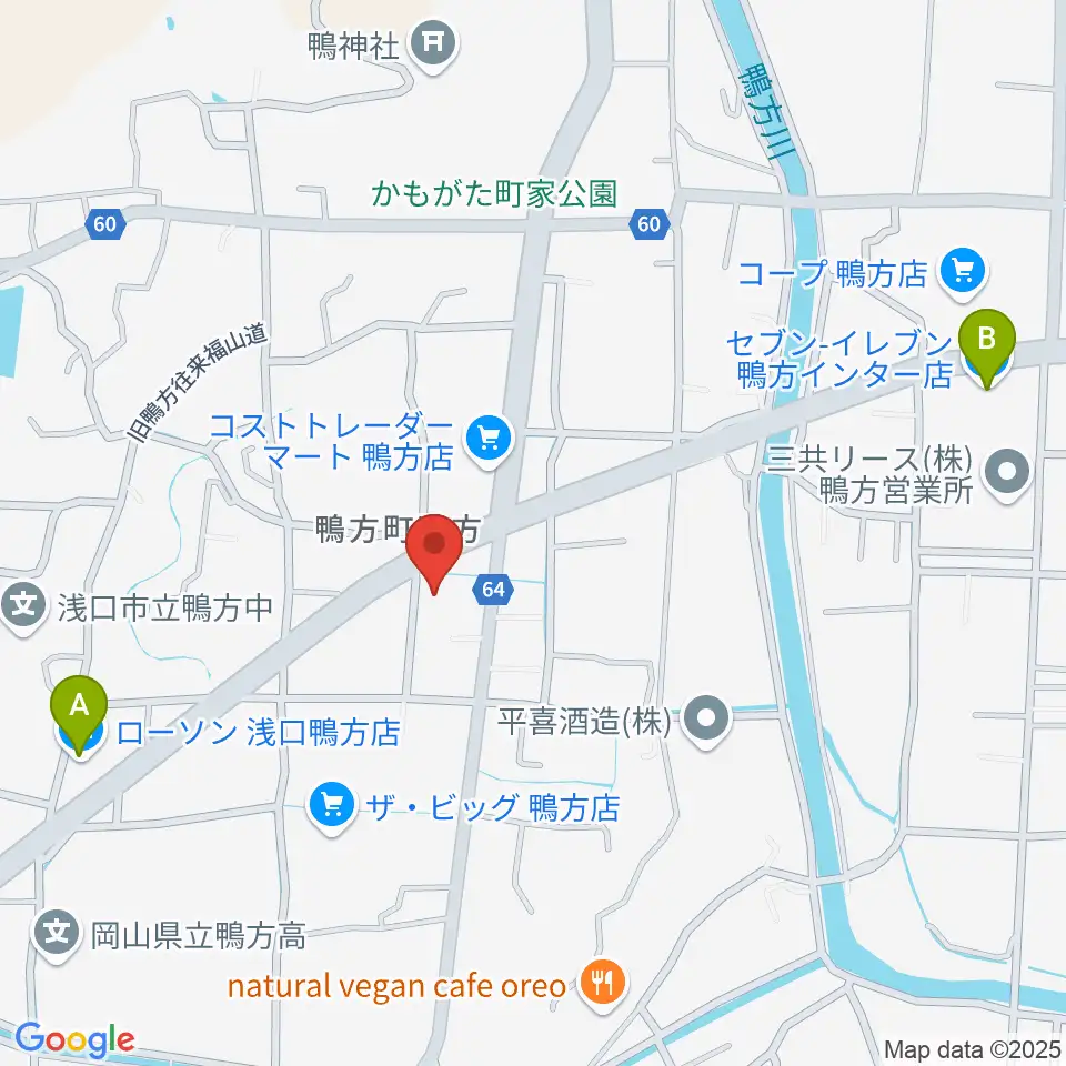 エフエムゆめウェーブ周辺のコンビニエンスストア一覧地図