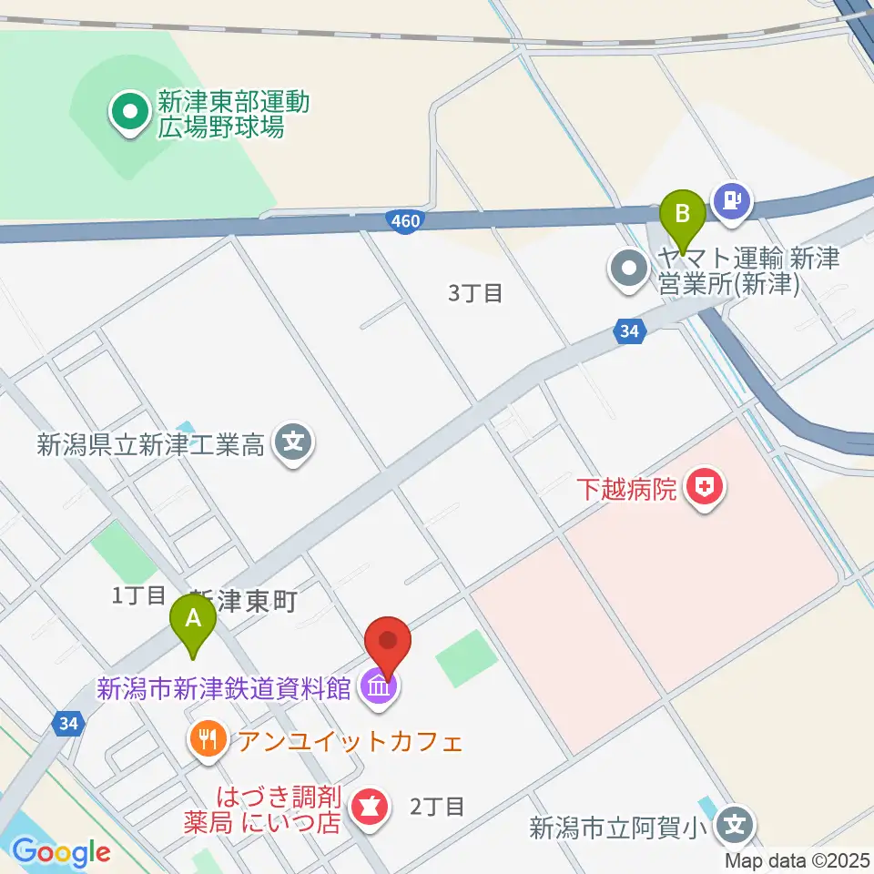 ラジオ・チャット周辺のコンビニエンスストア一覧地図