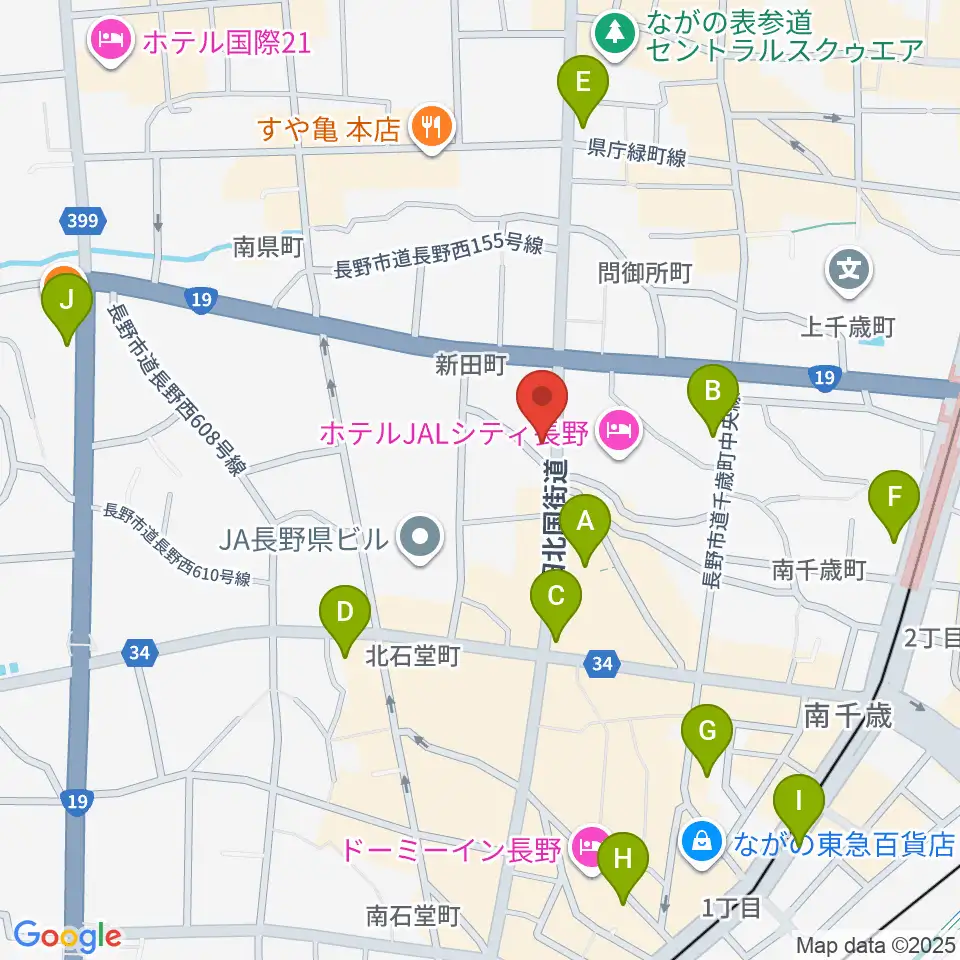 FMぜんこうじ周辺のコンビニエンスストア一覧地図