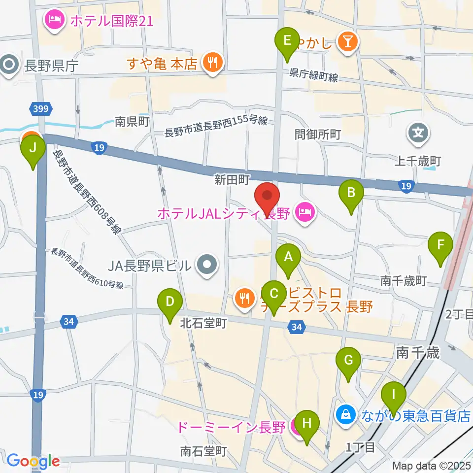 FMぜんこうじ周辺のコンビニエンスストア一覧地図