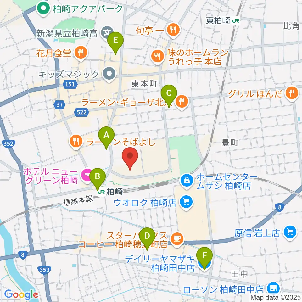 FMピッカラ周辺のコンビニエンスストア一覧地図
