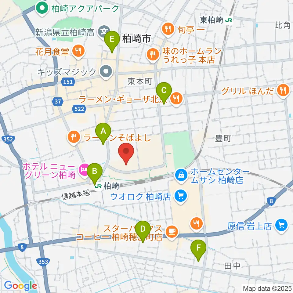 FMピッカラ周辺のコンビニエンスストア一覧地図