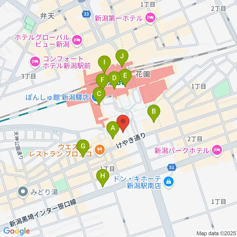FM KENTO周辺のコンビニエンスストア一覧地図