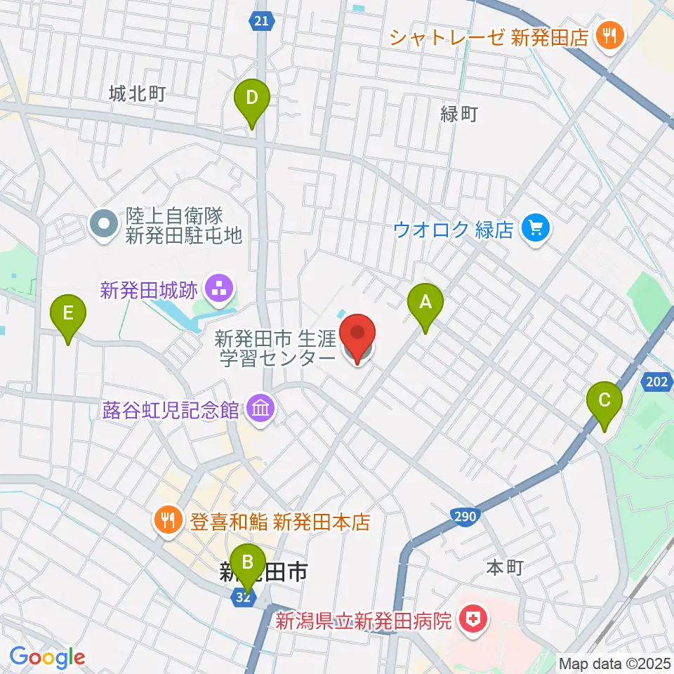 エフエムしばた シバラジ周辺のコンビニエンスストア一覧地図