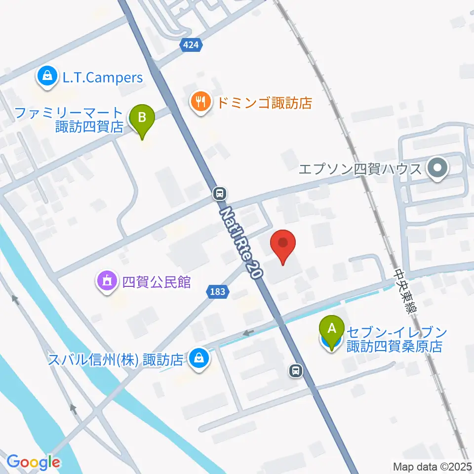 エルシーブイFM769周辺のコンビニエンスストア一覧地図