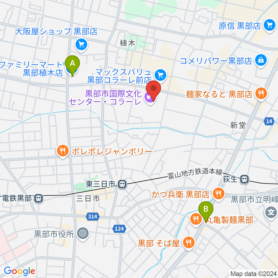 ラジオ・ミュー周辺のコンビニエンスストア一覧地図