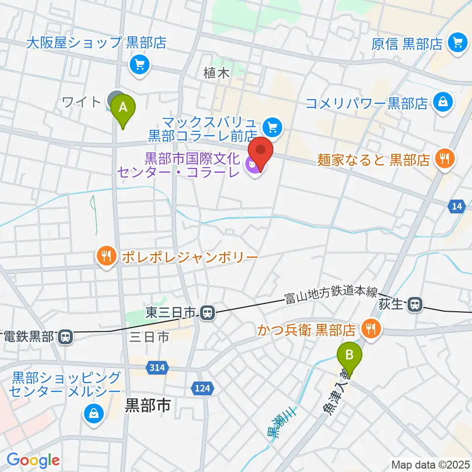ラジオ・ミュー周辺のコンビニエンスストア一覧地図