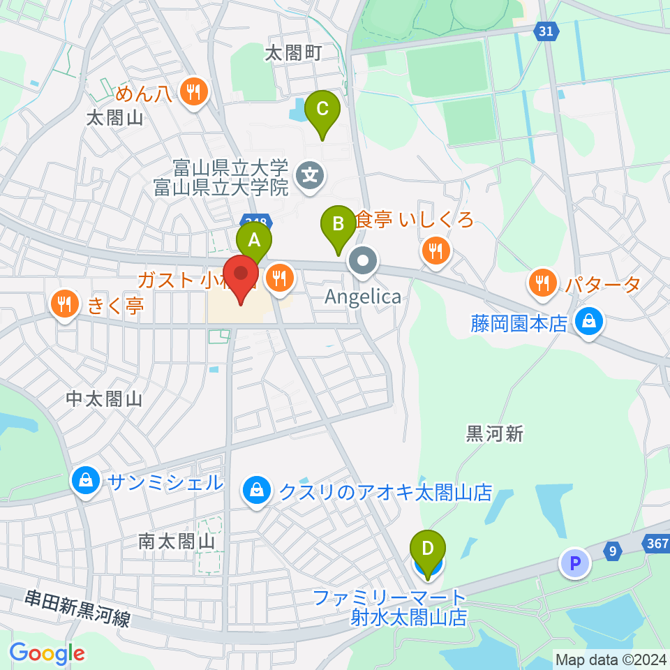 エフエムいみず周辺のコンビニエンスストア一覧地図