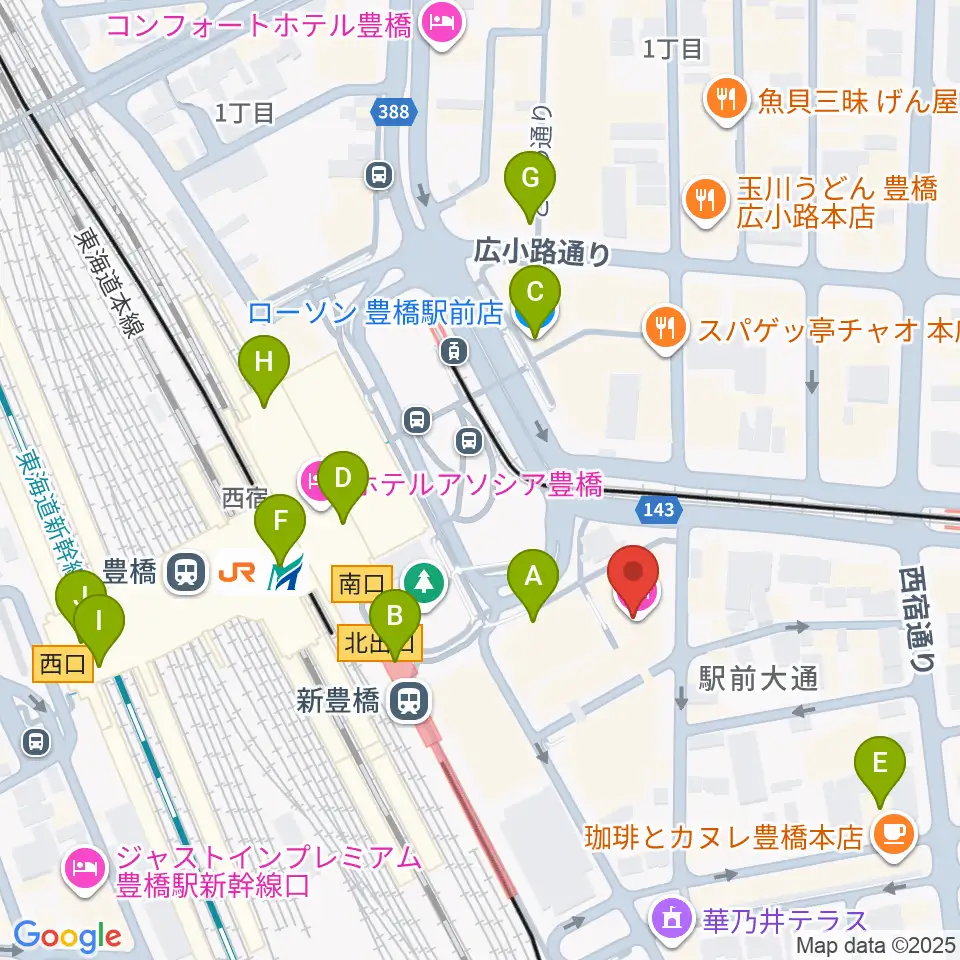 やしの実FM周辺のコンビニエンスストア一覧地図