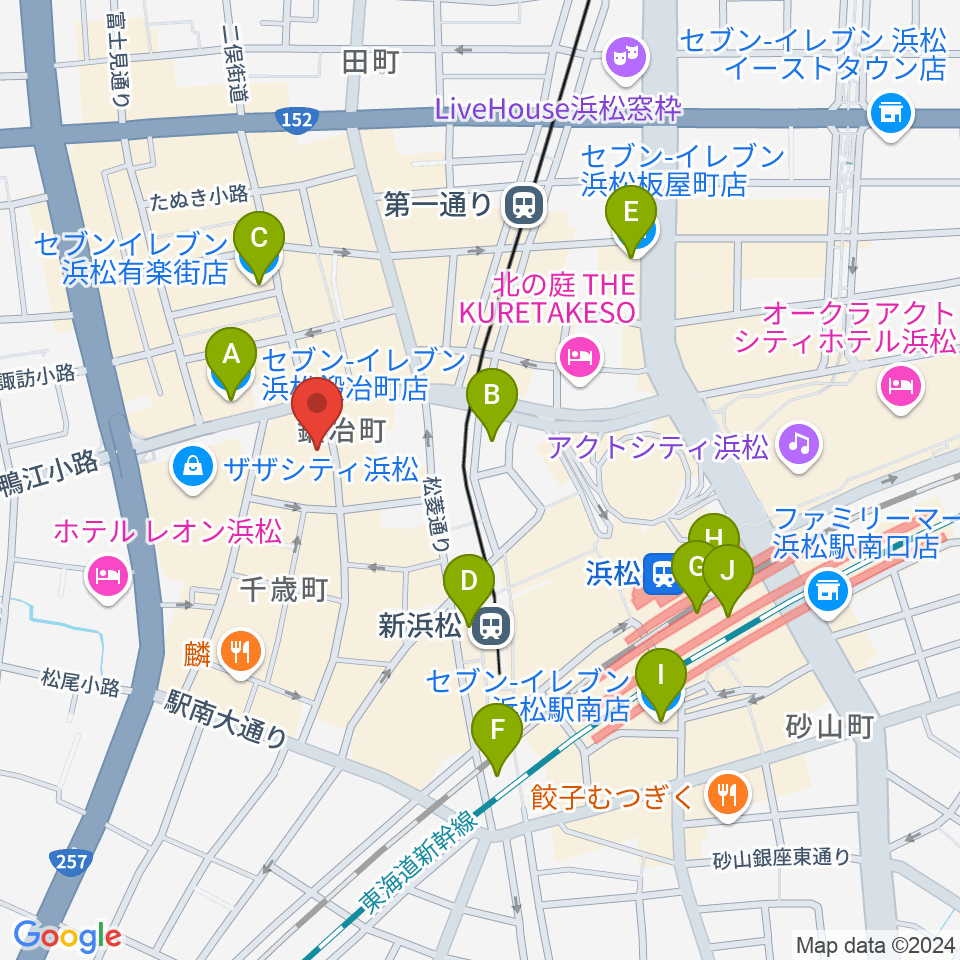 FM Haro!周辺のコンビニエンスストア一覧地図