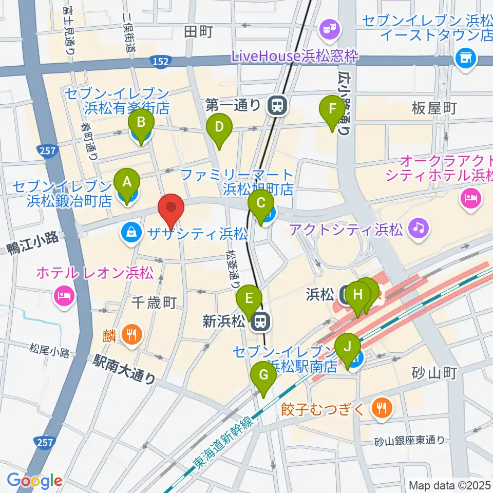 FM Haro!周辺のコンビニエンスストア一覧地図