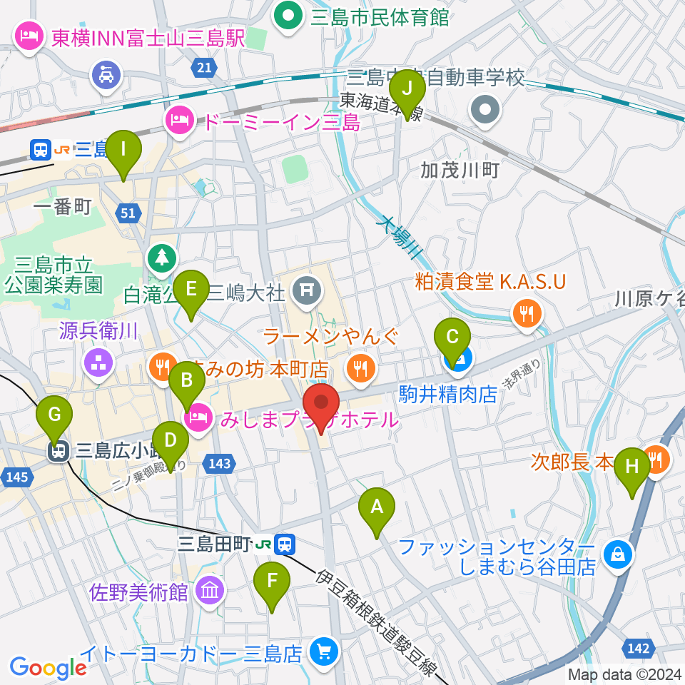 ボイス・キュー周辺のコンビニエンスストア一覧地図