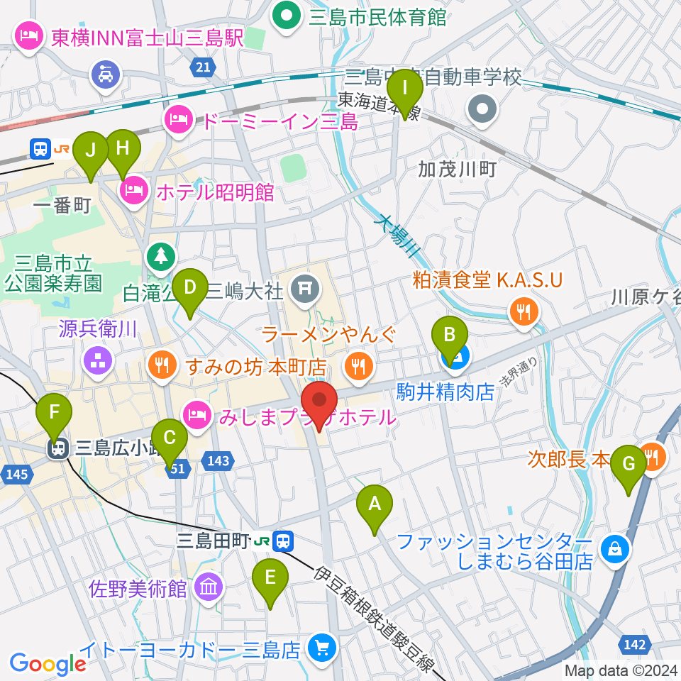 ボイス・キュー周辺のコンビニエンスストア一覧地図