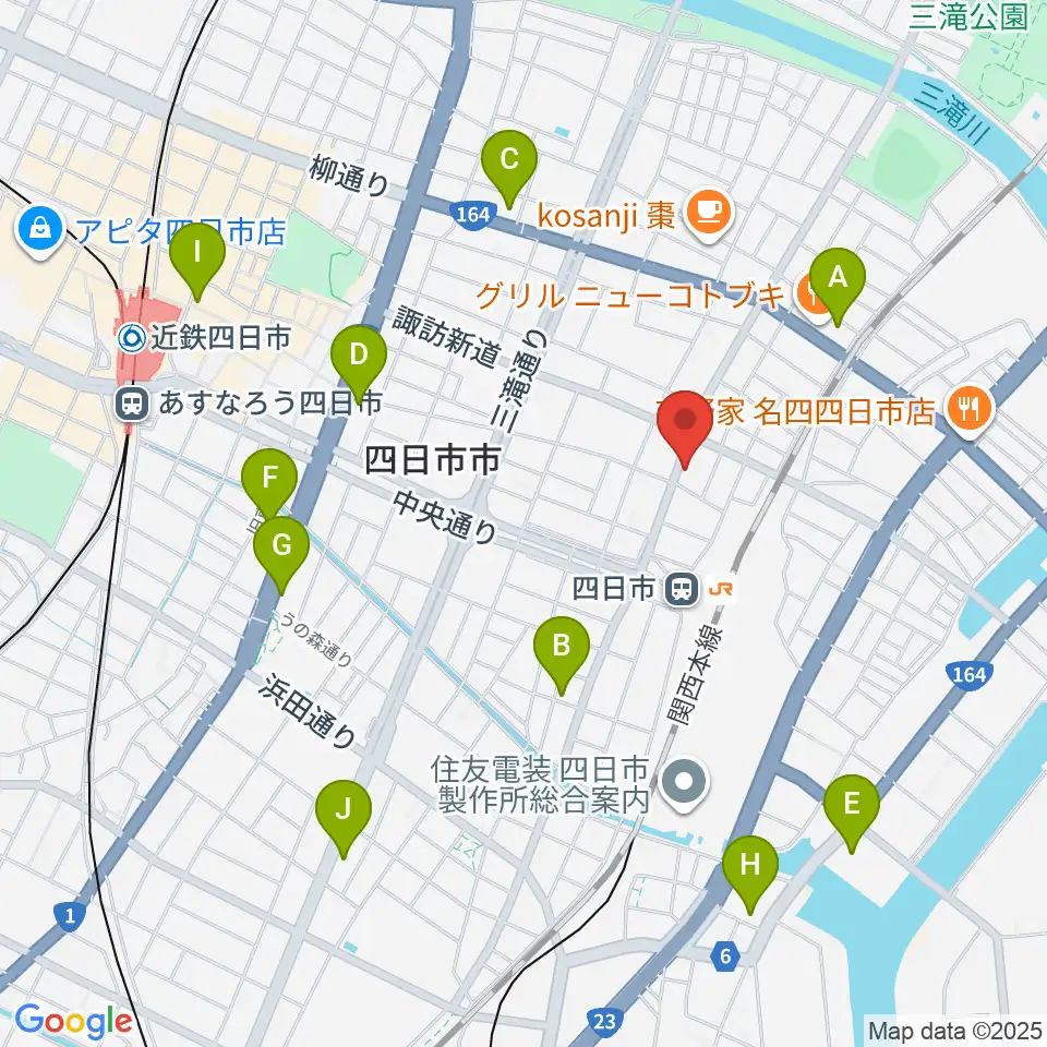 CTY-FM周辺のコンビニエンスストア一覧地図