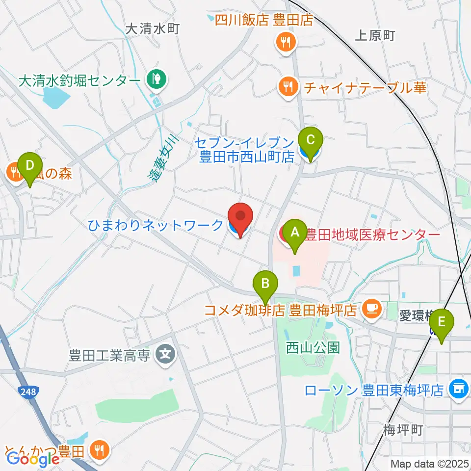 エフエムとよた(ラジオラブィート)周辺のコンビニエンスストア一覧地図