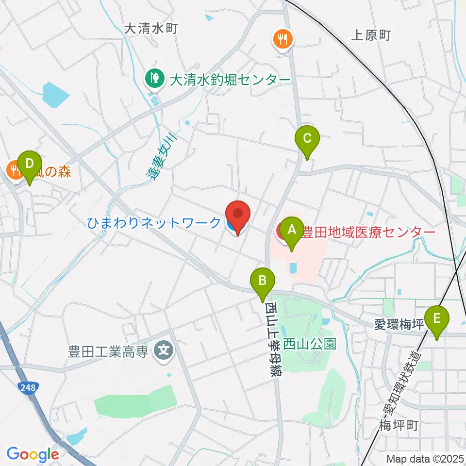エフエムとよた（ラジオラブィート）周辺のコンビニエンスストア一覧地図