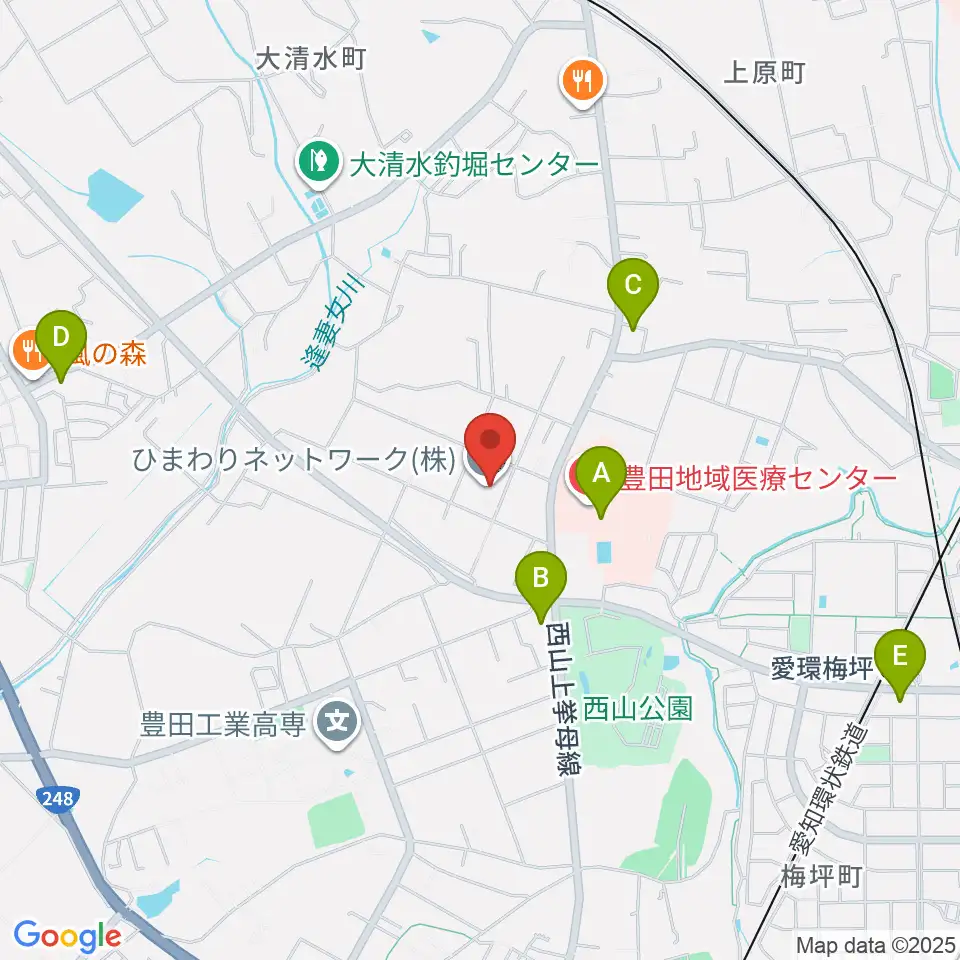 エフエムとよた(ラジオラブィート)周辺のコンビニエンスストア一覧地図