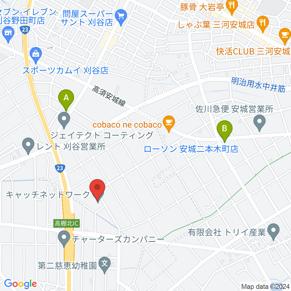 Pitch FM周辺のコンビニエンスストア一覧地図