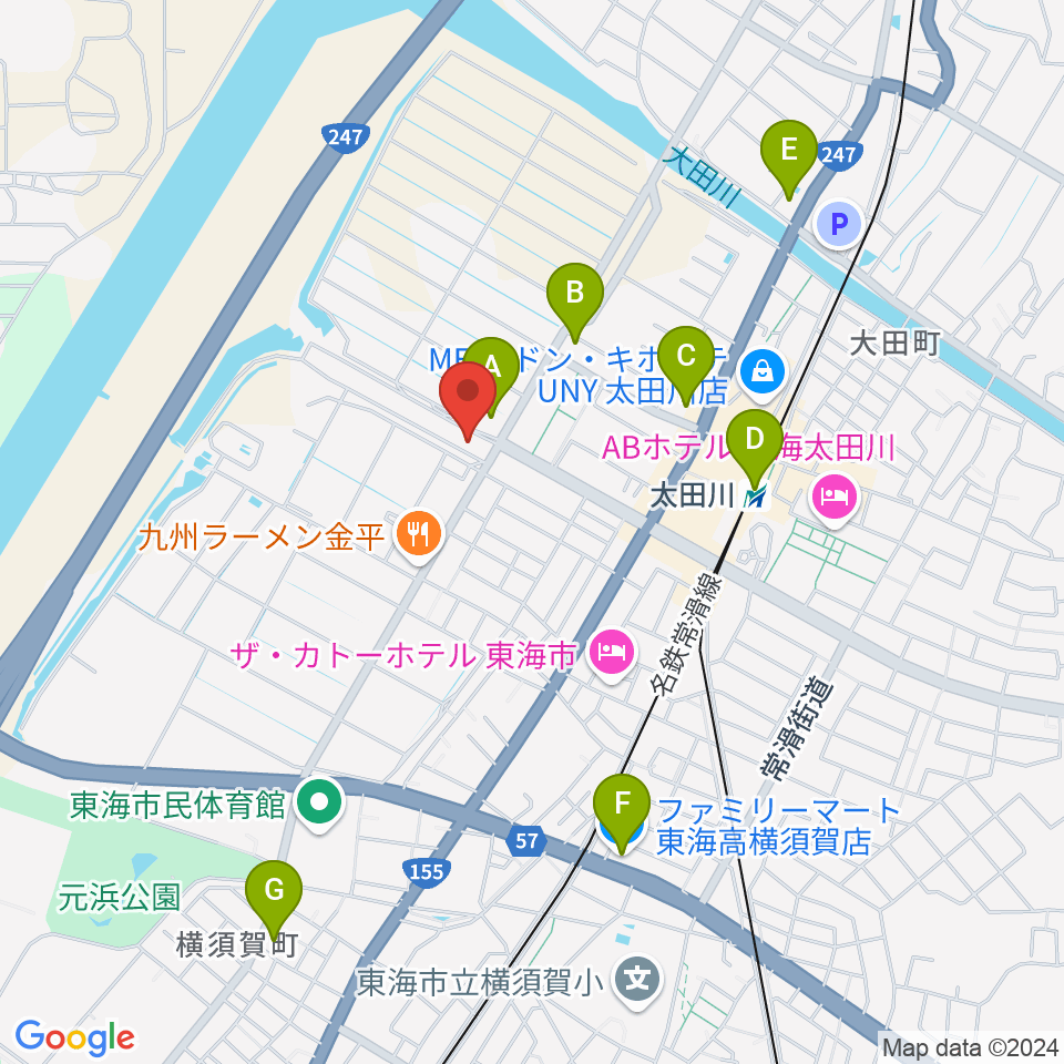 メディアスエフエム周辺のコンビニエンスストア一覧地図