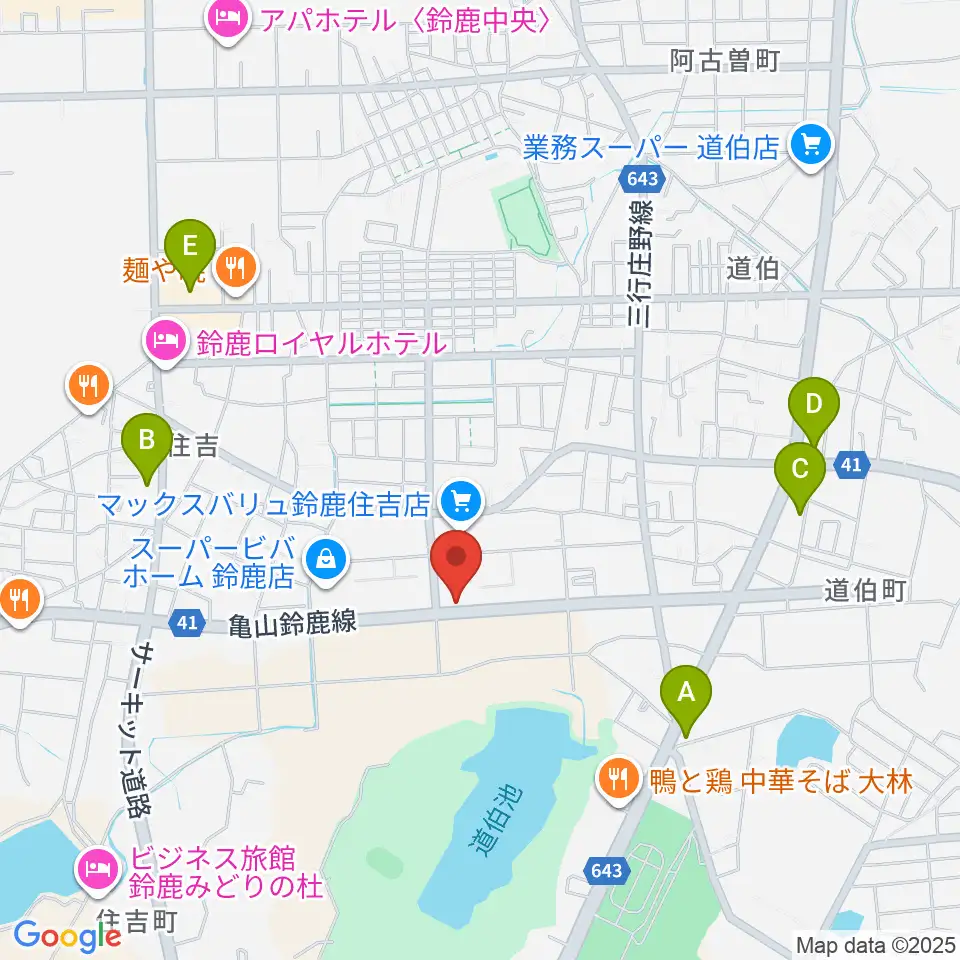 鈴鹿ヴォイスFM周辺のコンビニエンスストア一覧地図