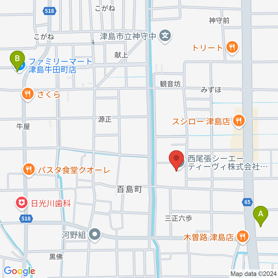 エフエムななみ周辺のコンビニエンスストア一覧地図