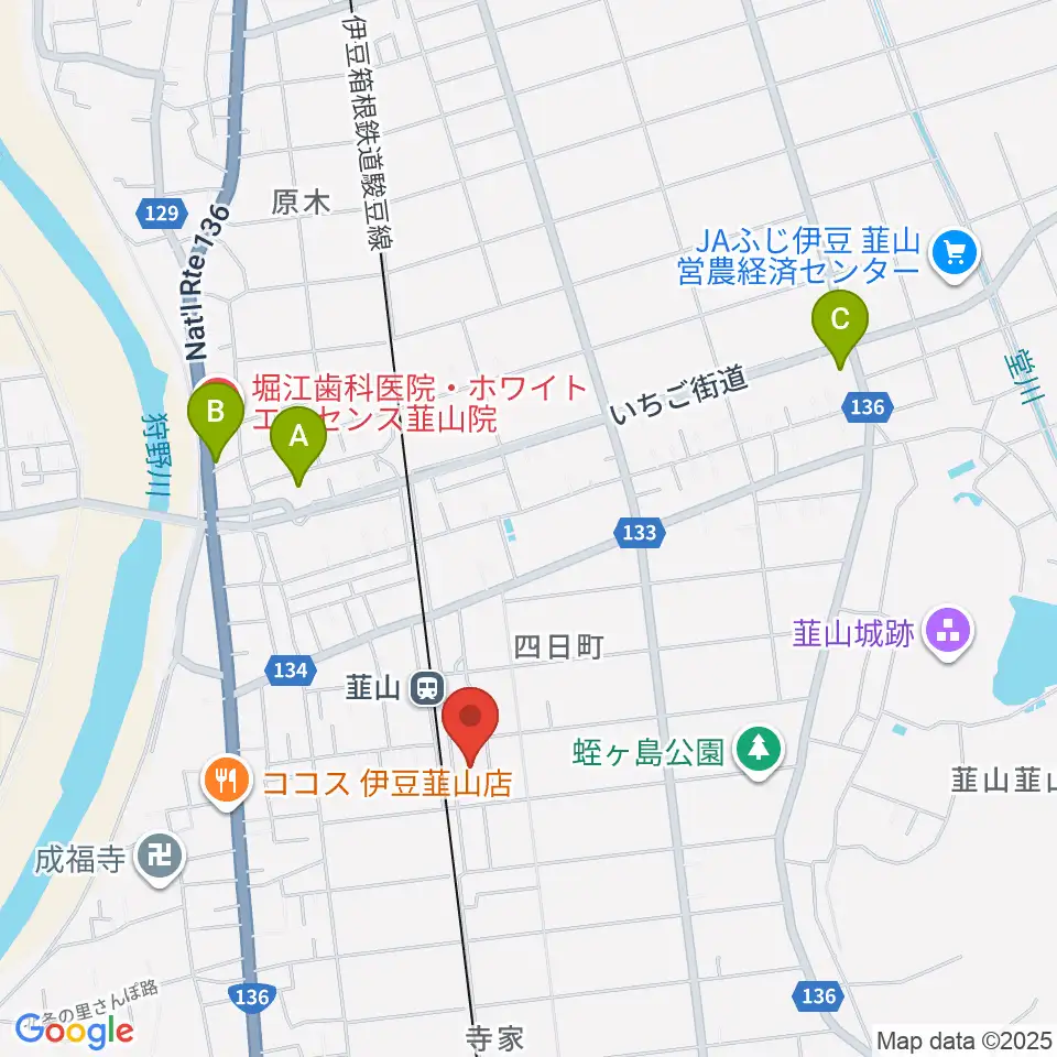 FMいずのくに周辺のコンビニエンスストア一覧地図
