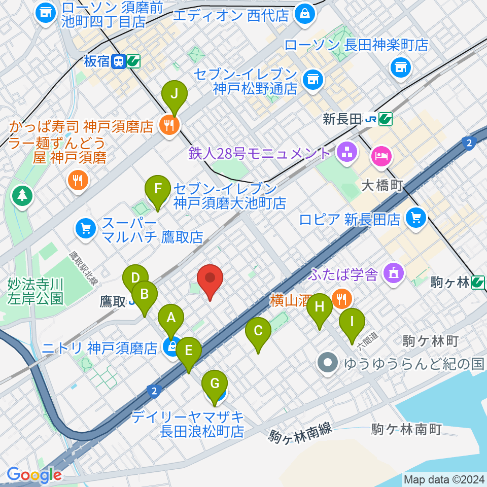 FMわぃわぃ FMYY周辺のコンビニエンスストア一覧地図