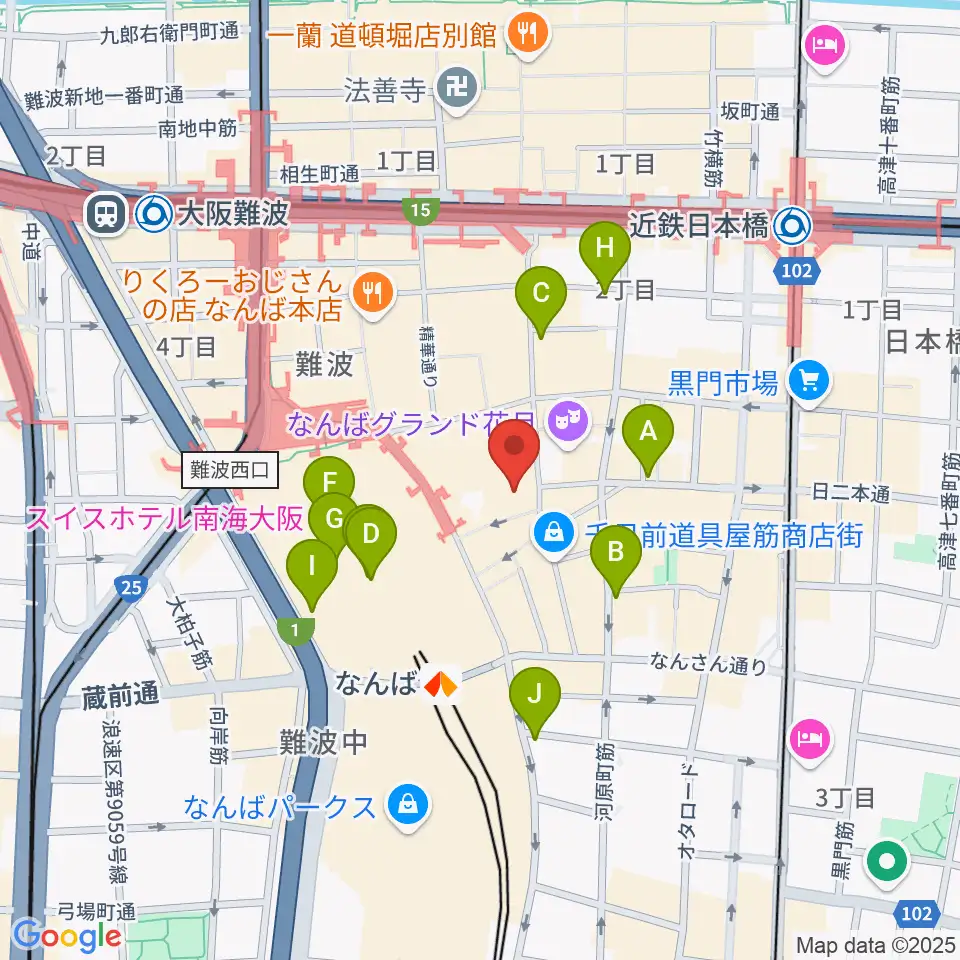 YES-fm周辺のコンビニエンスストア一覧地図