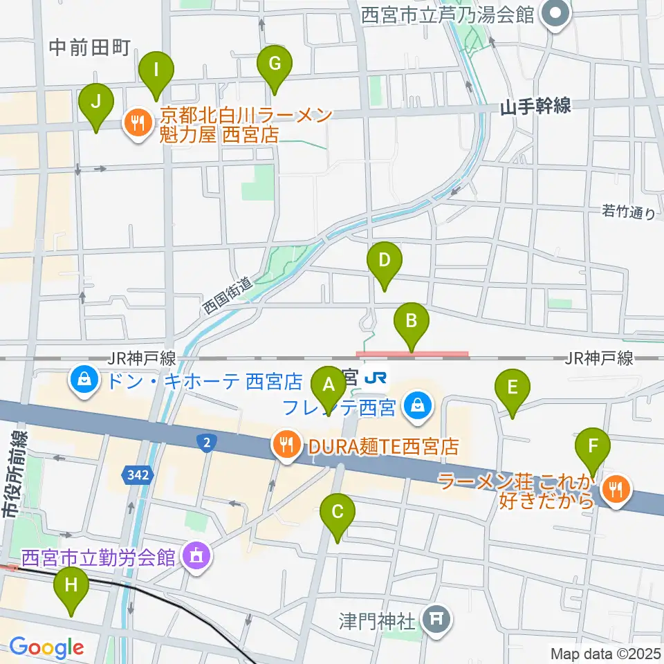 さくらFM周辺のコンビニエンスストア一覧地図