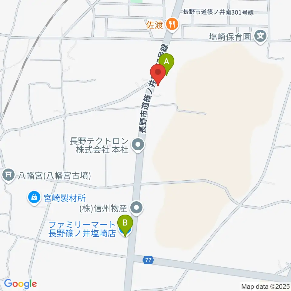 BLUE JOKER周辺のコンビニエンスストア一覧地図