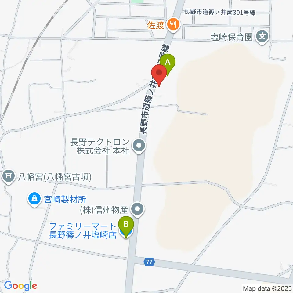 BLUE JOKER周辺のコンビニエンスストア一覧地図