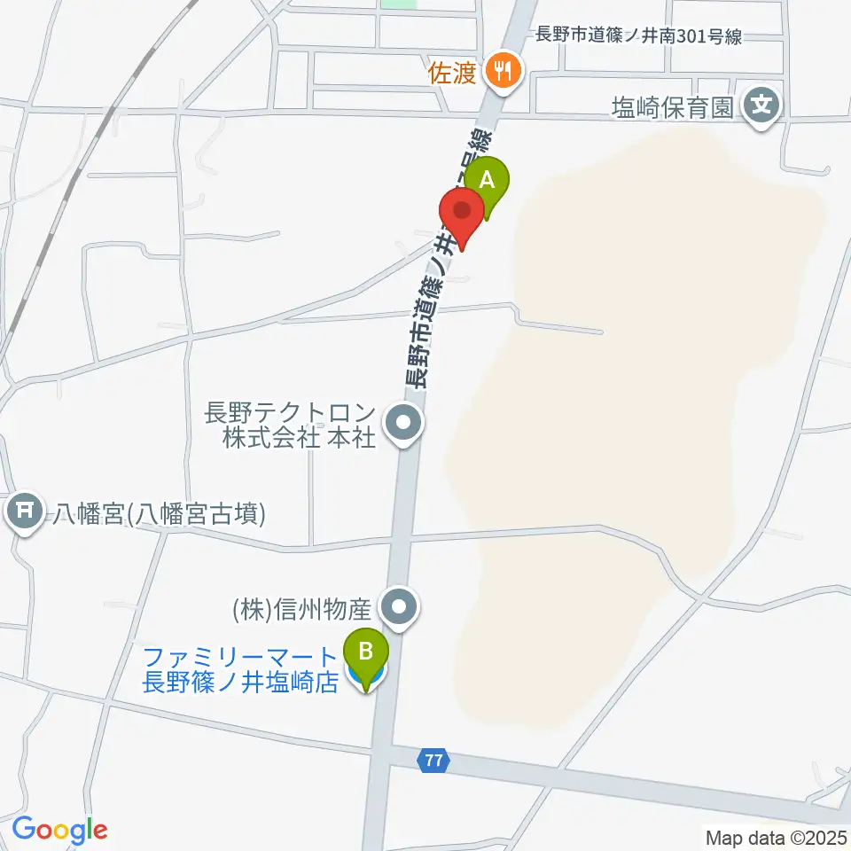 BLUE JOKER周辺のコンビニエンスストア一覧地図