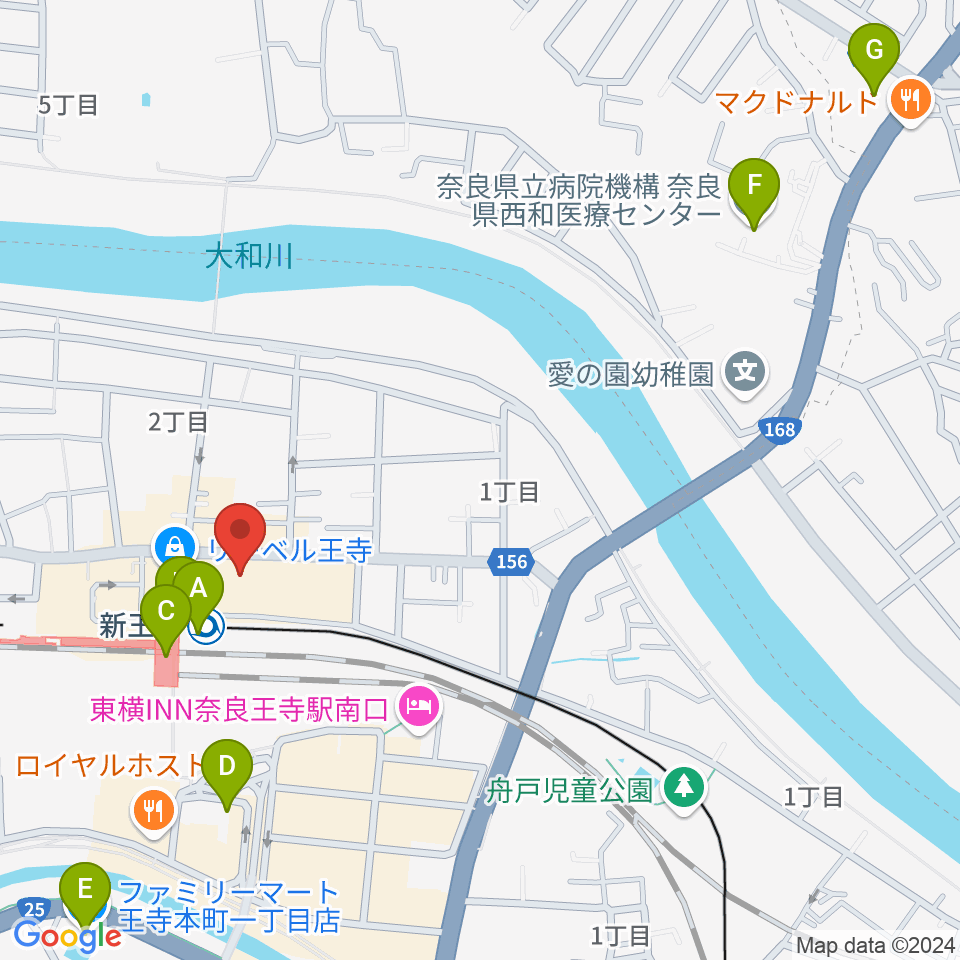 FMハイホー周辺のコンビニエンスストア一覧地図