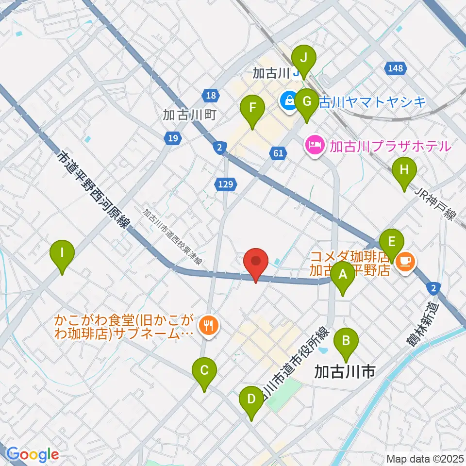 BAN-BANラジオ周辺のコンビニエンスストア一覧地図