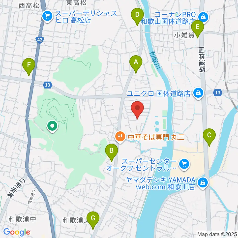 バナナエフエム周辺のコンビニエンスストア一覧地図