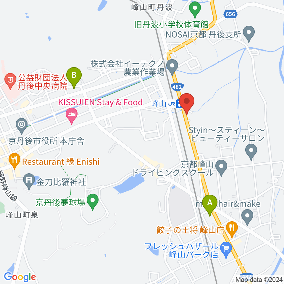 FMたんご周辺のコンビニエンスストア一覧地図