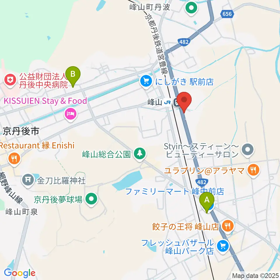 FMたんご周辺のコンビニエンスストア一覧地図