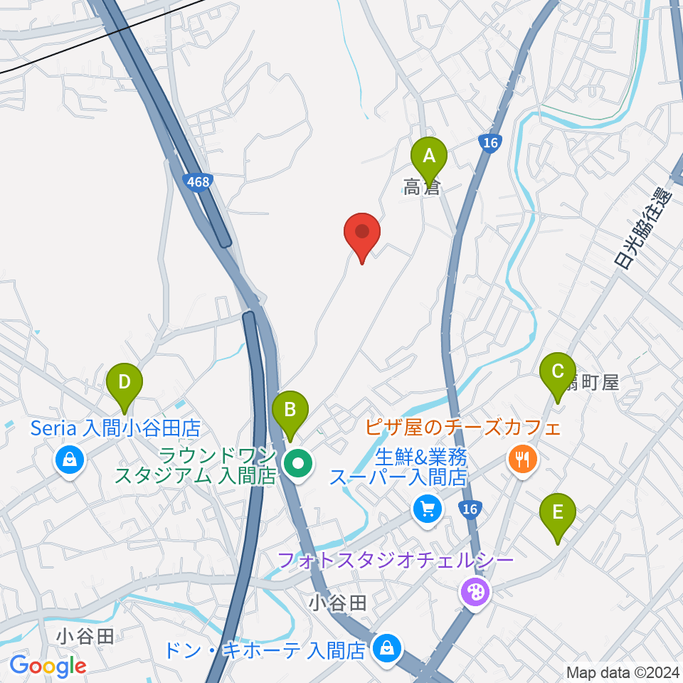 FMチャッピー周辺のコンビニエンスストア一覧地図