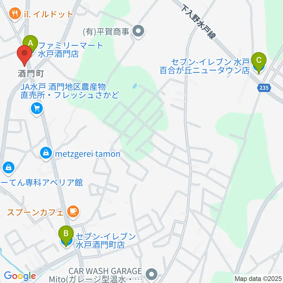 FMぱるるん周辺のコンビニエンスストア一覧地図