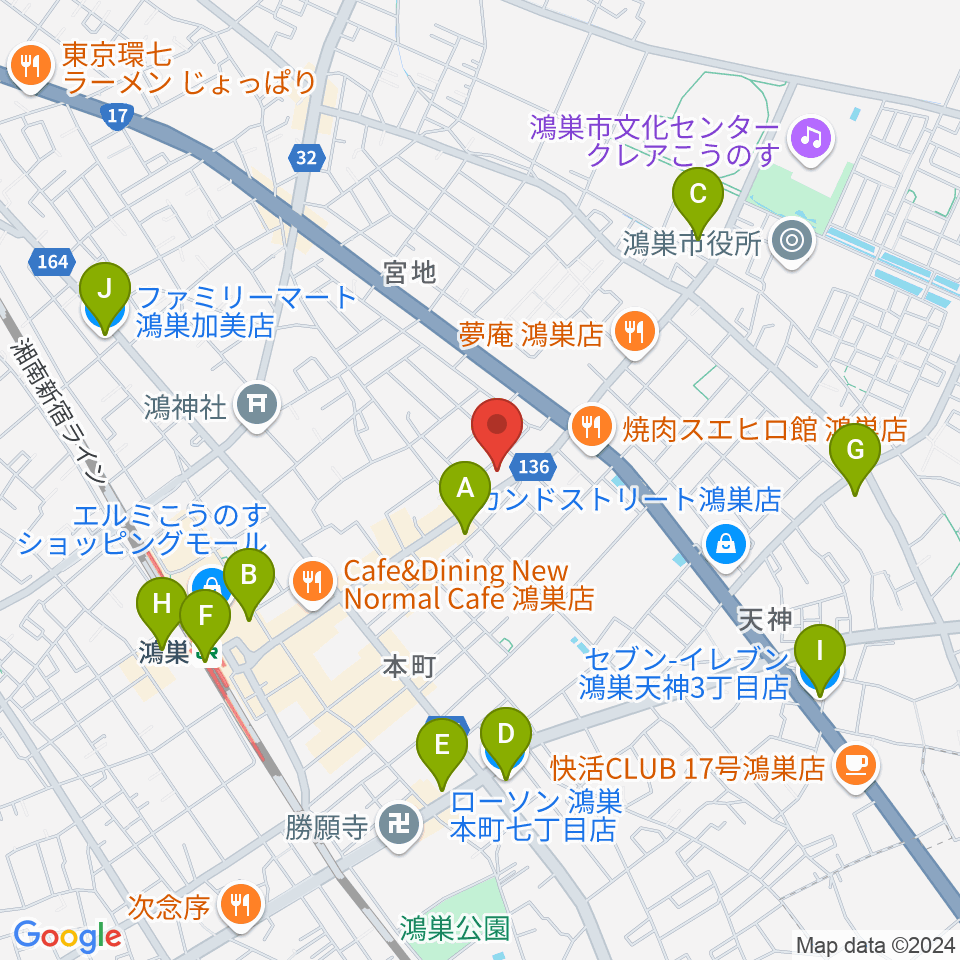 フラワーラジオ周辺のコンビニエンスストア一覧地図