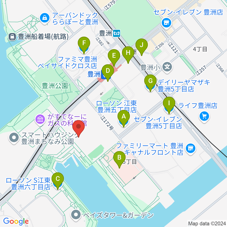 レインボータウンFM周辺のコンビニエンスストア一覧地図