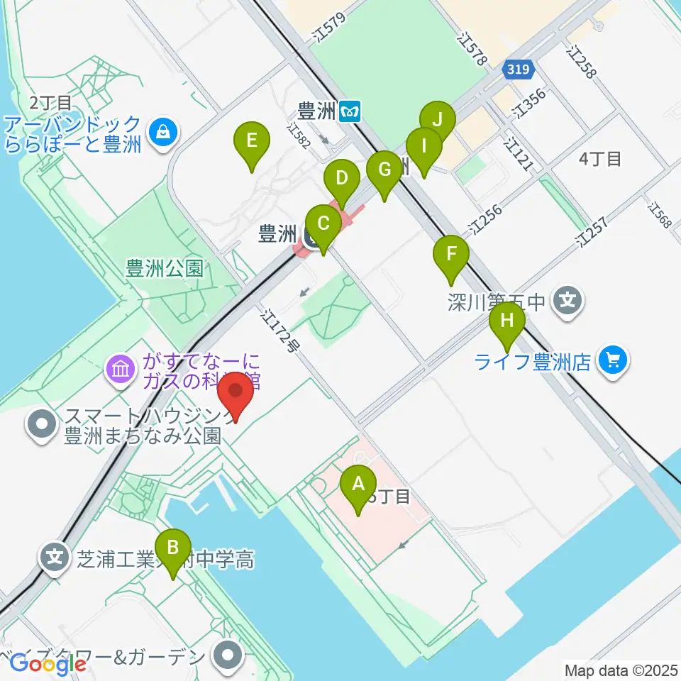 レインボータウンFM周辺のコンビニエンスストア一覧地図