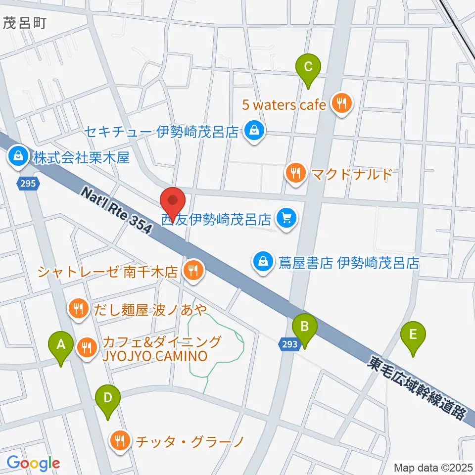 いせさきFM周辺のコンビニエンスストア一覧地図