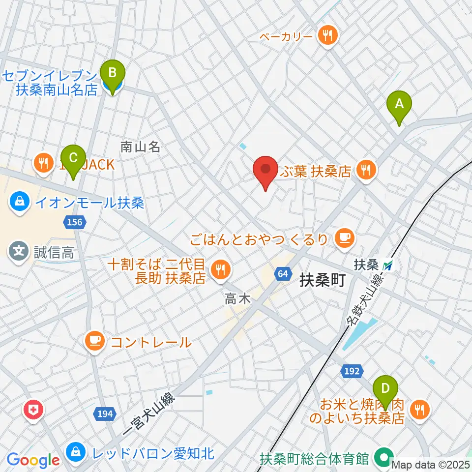 扶桑文化会館リハーサル室・ホール周辺のコンビニエンスストア一覧地図