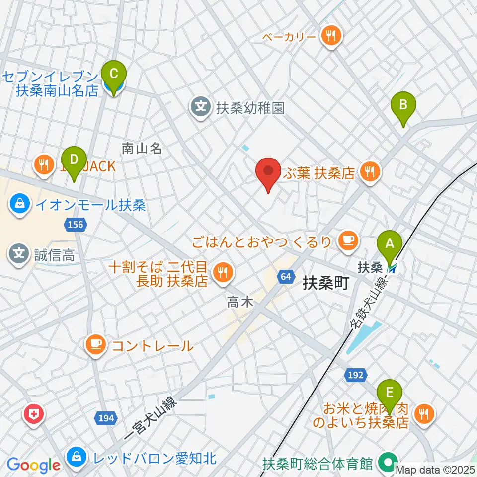 扶桑文化会館リハーサル室・ホール周辺のコンビニエンスストア一覧地図