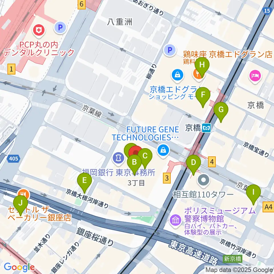東京コンベンションホール周辺のコンビニエンスストア一覧地図